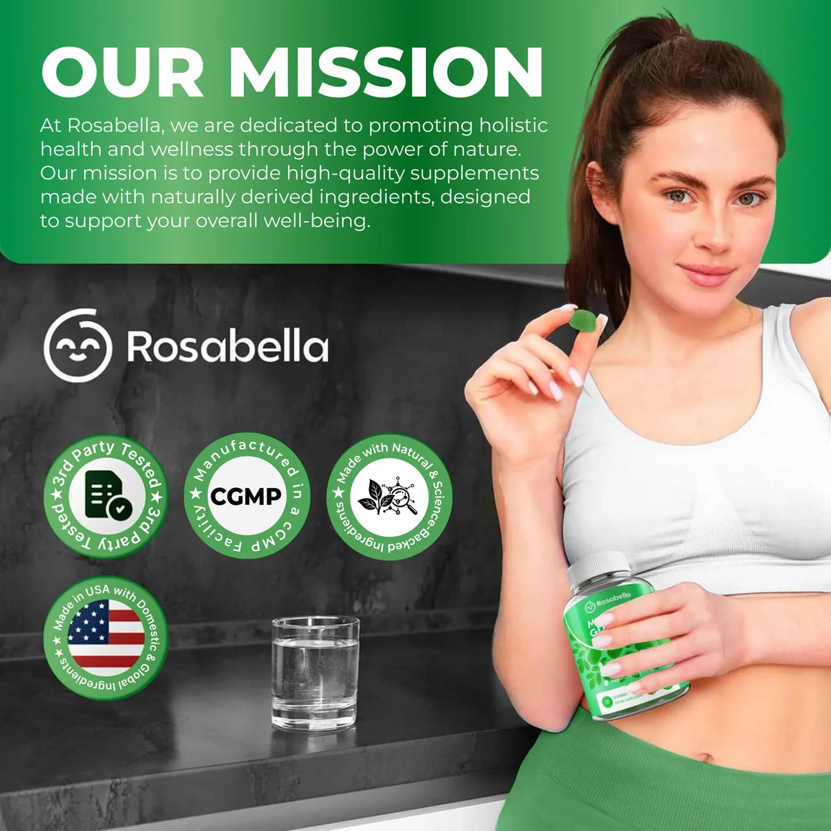 Rosabella Moringa Gummies-